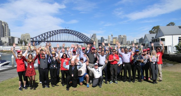 CGI Walk around the wold team building WORK180